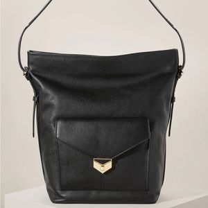 Covet genuine leather bucket bag